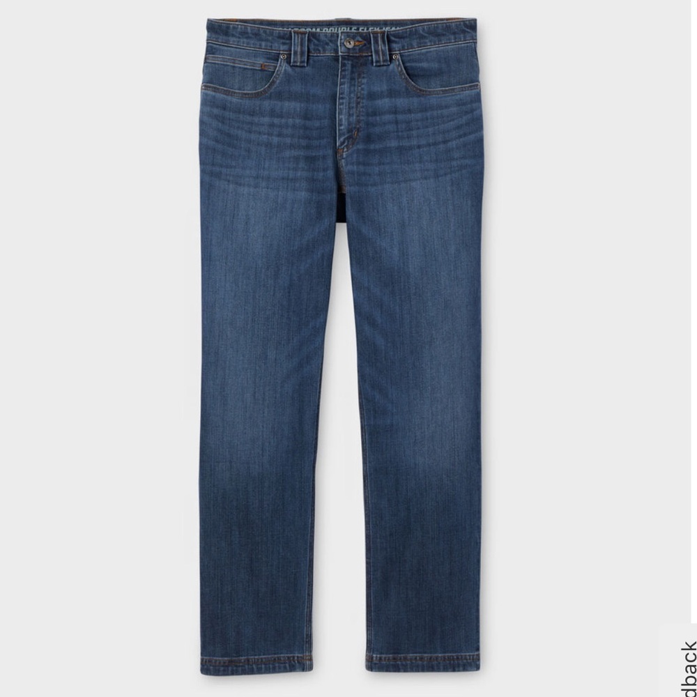 Men’s Duluth trading ballroom double flex jeans sz 44x32